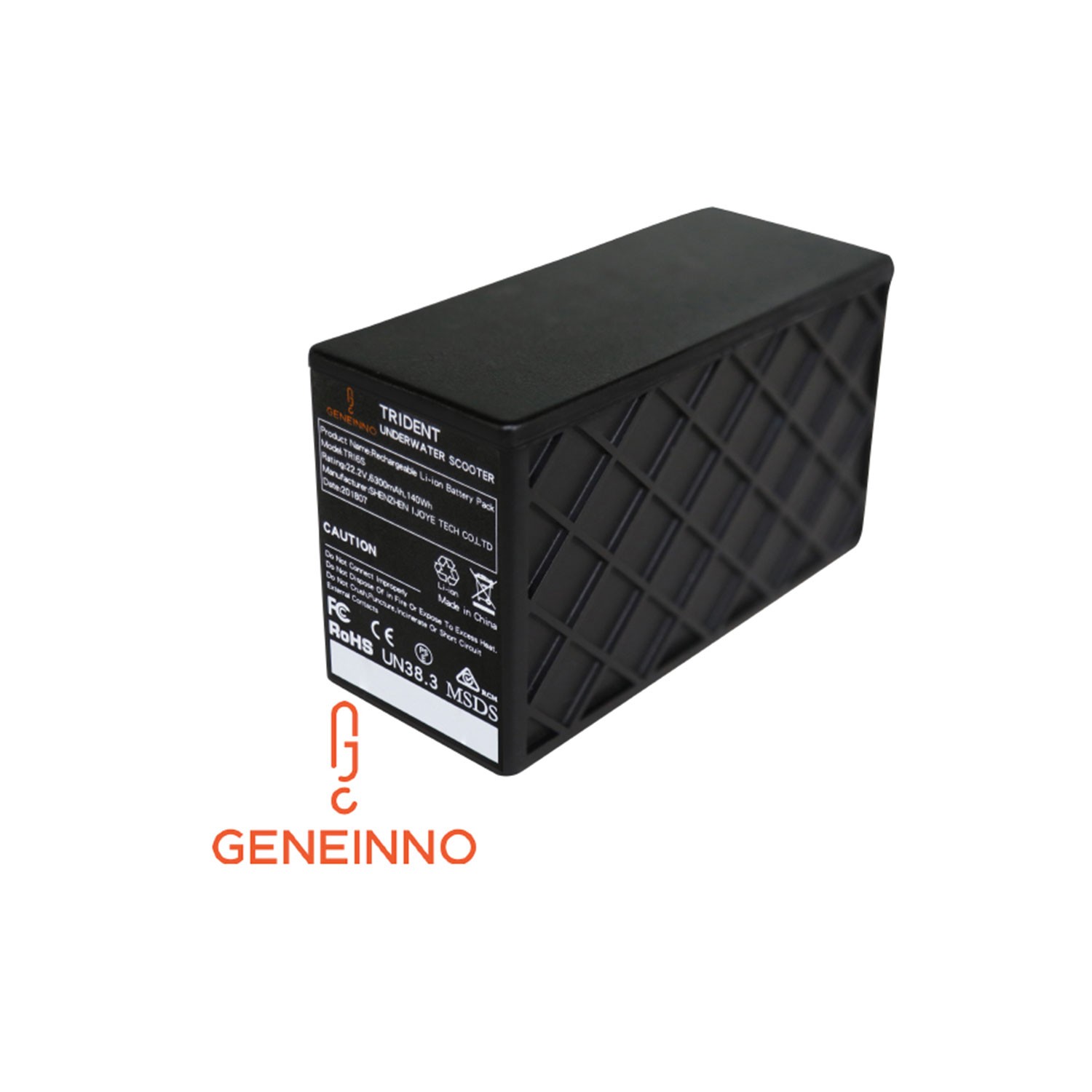 Batería Geneinno para el scooter submarino TRIDENT