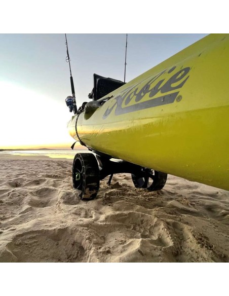 Chariot C-Tug avec roues SandTrakz pour Jetboard Radinn surf SUP Kayak paddle e-foil
