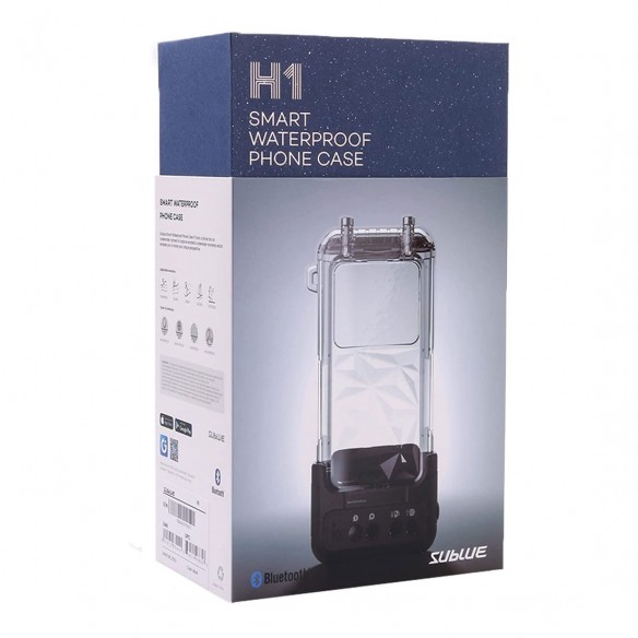 Sublue H1 Caja para smartphone con bluetooth bajo el agua
