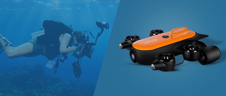 Chargeur de batterie pour scooter sous marin Whiteshark Mix